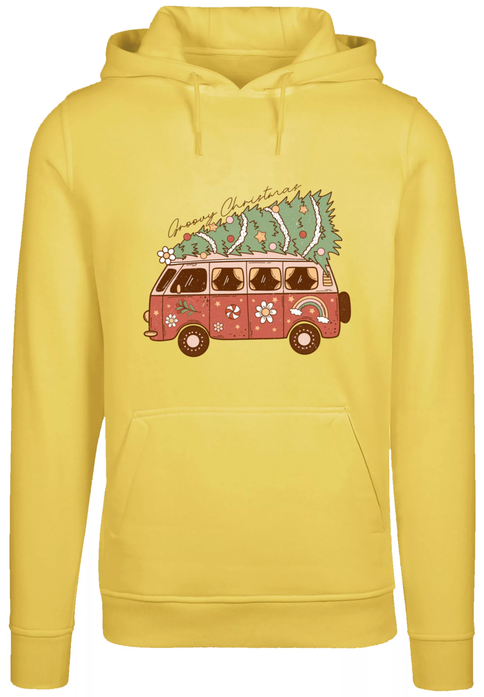 F4NT4STIC Kapuzenpullover "Groovy Christmas Camper Van", Premium Qualität günstig online kaufen