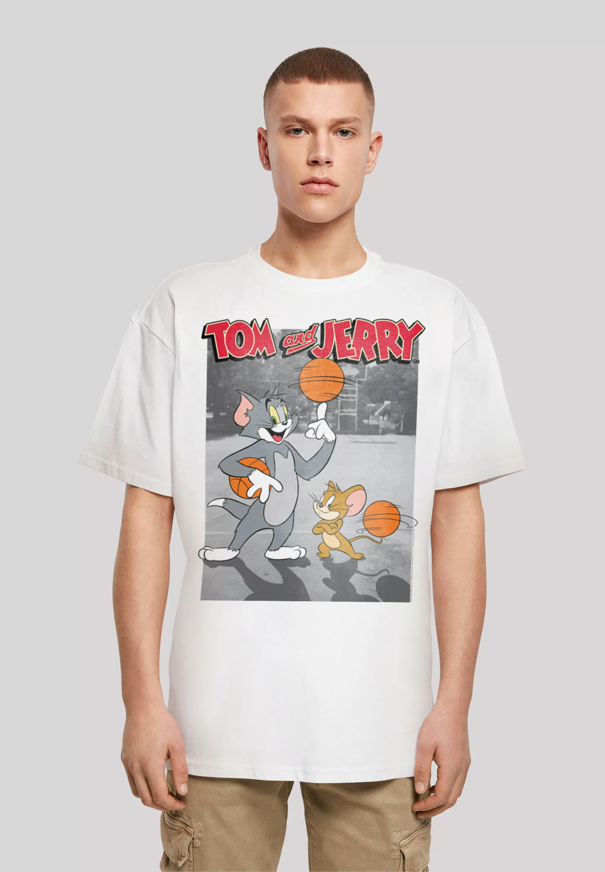 F4NT4STIC T-Shirt "Tom und Jerry Basketball Buddies", Print günstig online kaufen