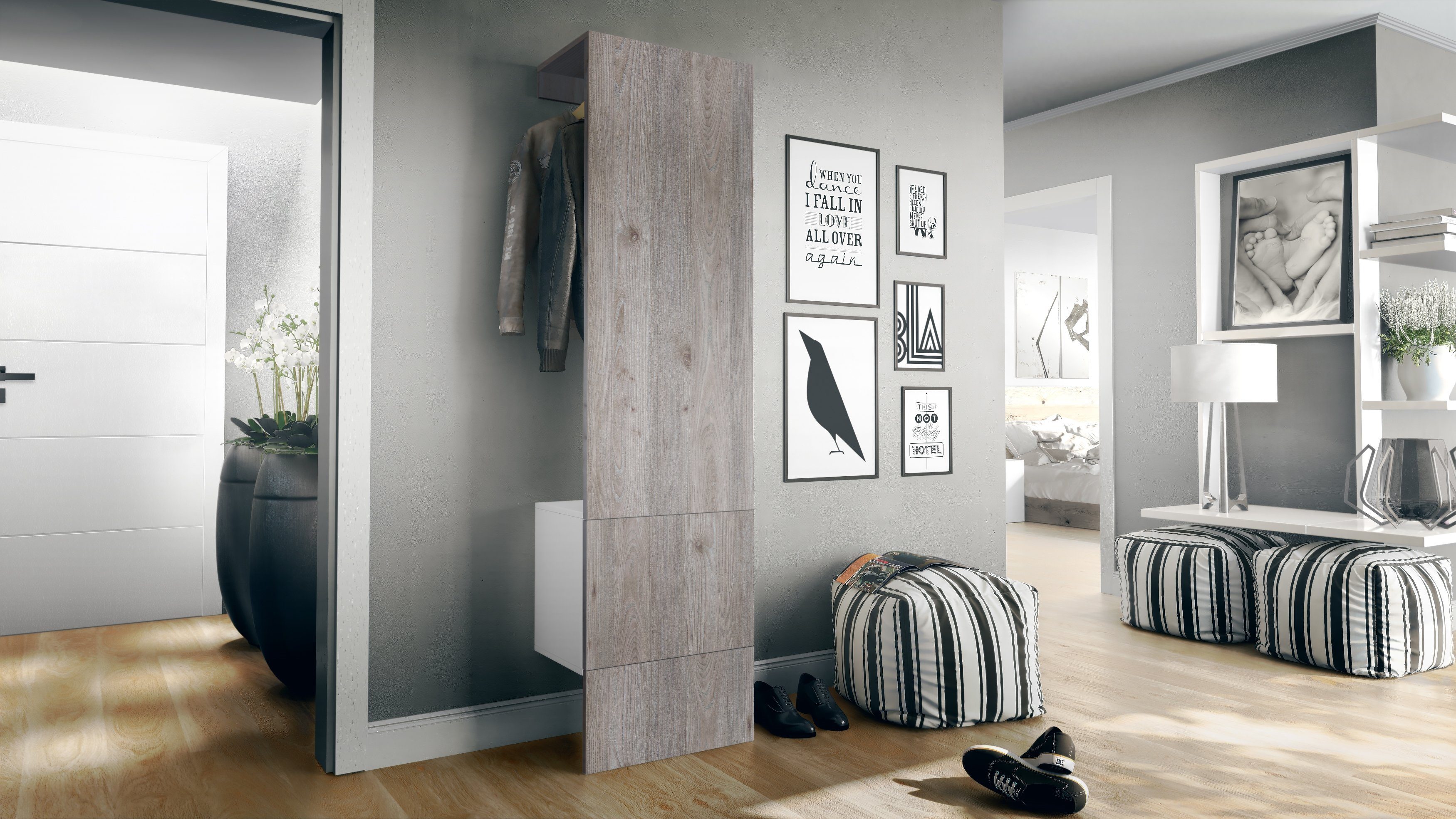 Vladon Garderoben-Set Carlton Set 5, (Wandgarderobe günstig online kaufen