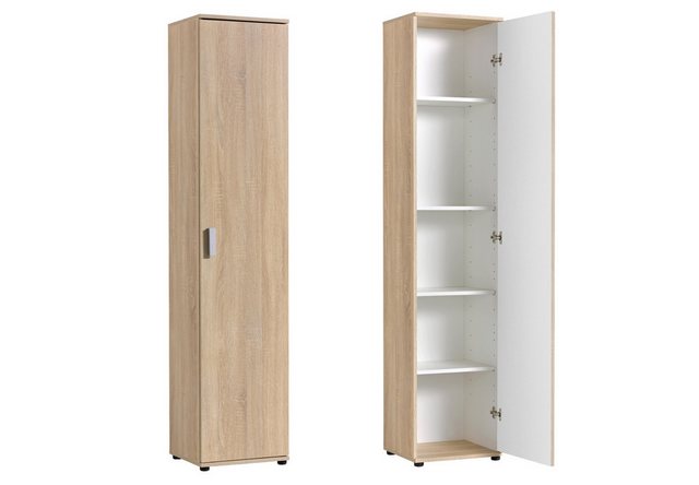 Home Collective Mehrzweckschrank Schmaler 40 cm breit mit 1 Tür & 4 Einlege günstig online kaufen