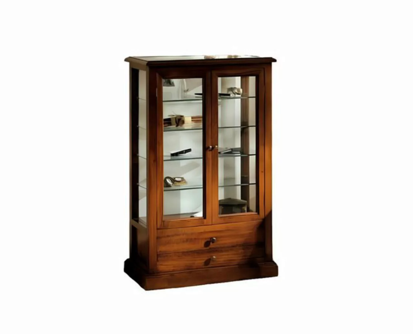 JVmoebel Vitrine Möbel Massive Holz Vitrinen Glas Schrank Echtholz Anrichte günstig online kaufen