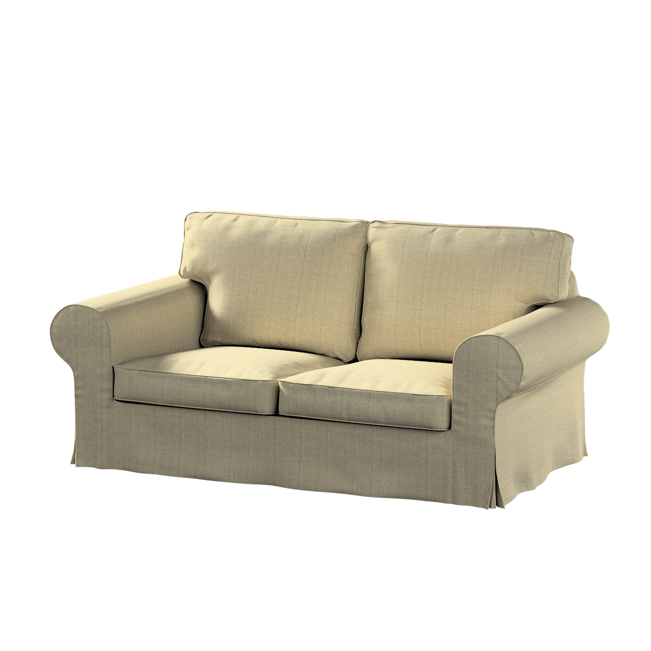 Bezug für Ektorp 2-Sitzer Sofa nicht ausklappbar, beige-creme, Sofabezug fü günstig online kaufen