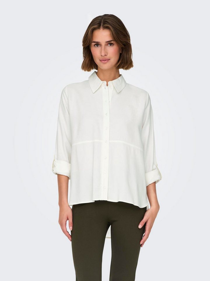 JACQUELINE de YONG Blusenshirt Bluse Hemdkragen Voluminöse Ärmel Bündchen 8 günstig online kaufen