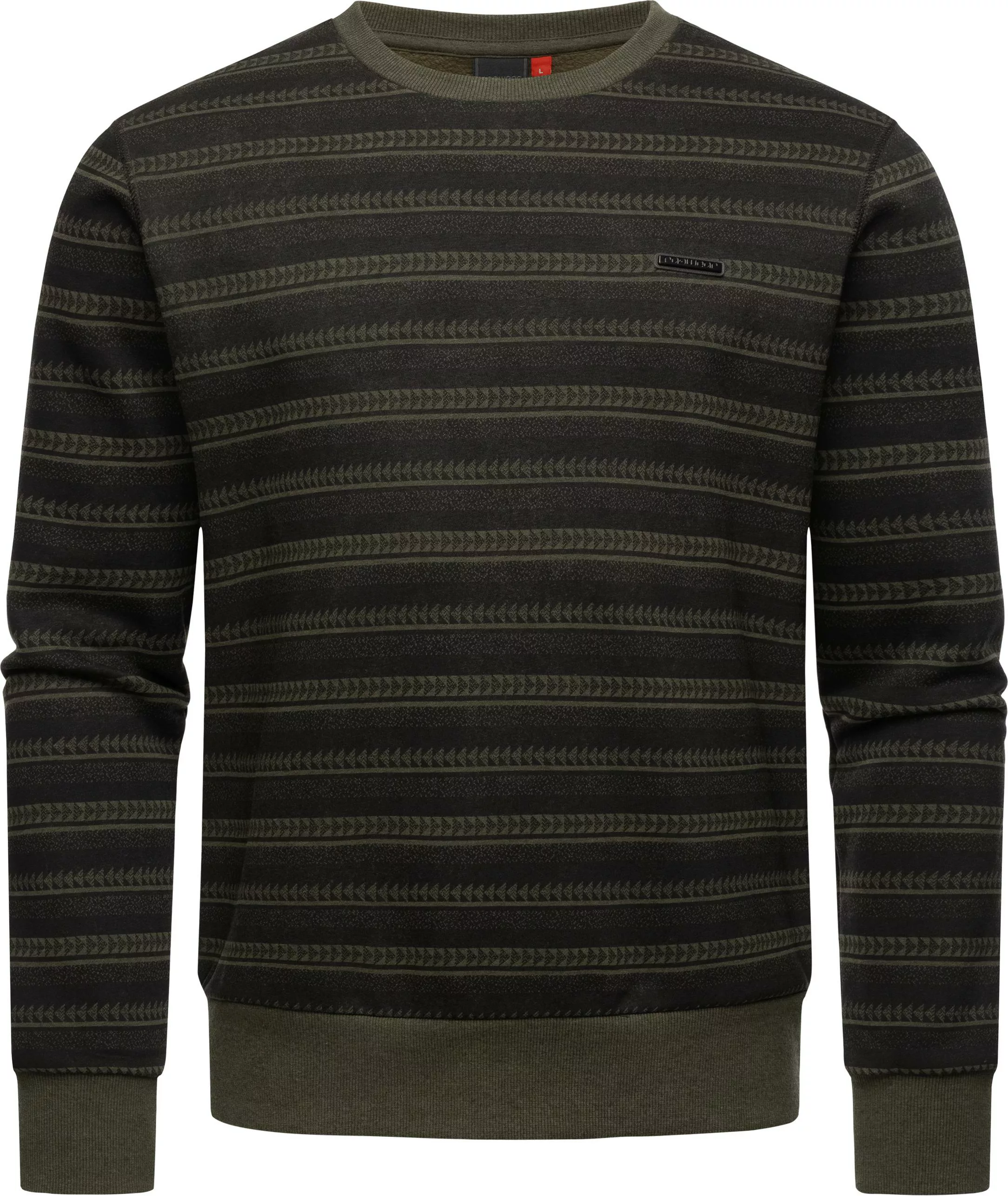 Ragwear Streifenpullover "Inddie Print", stylischer Herren Sweatpullover mi günstig online kaufen