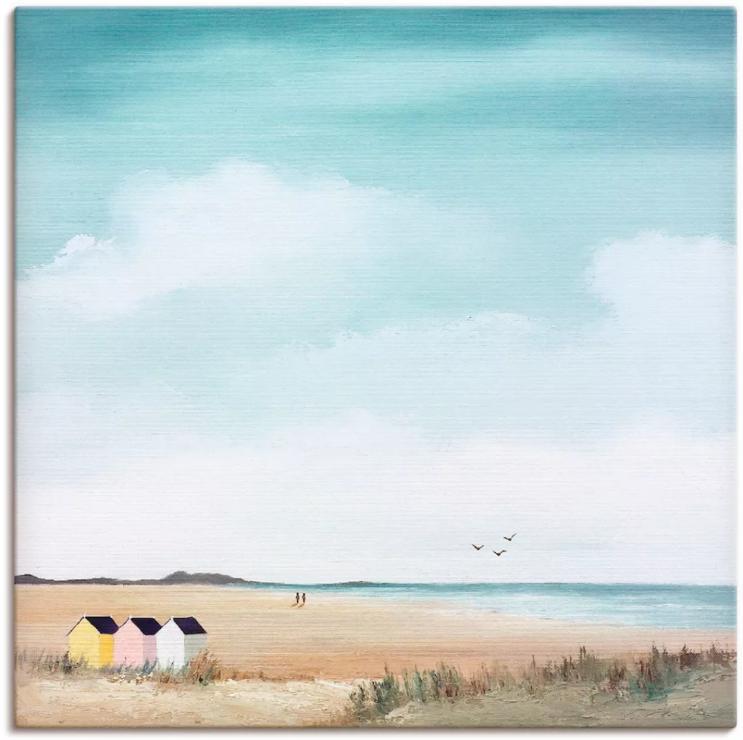 Artland Wandbild »Sonniger Morgen III«, Strand, (1 St.), als Leinwandbild, günstig online kaufen