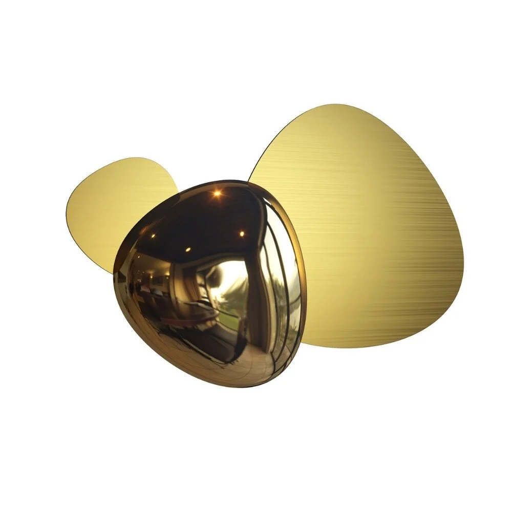 LED Wandleuchte Jack-Stone in Gold 8W 350lm 363mm günstig online kaufen