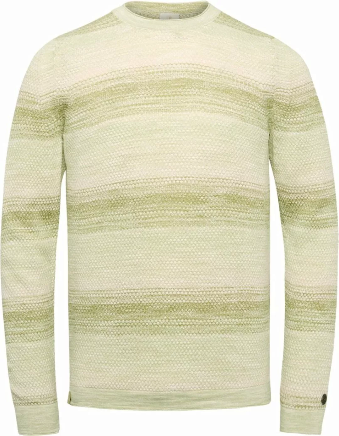 Cast Iron Pullover Streifen Grün - Größe L günstig online kaufen
