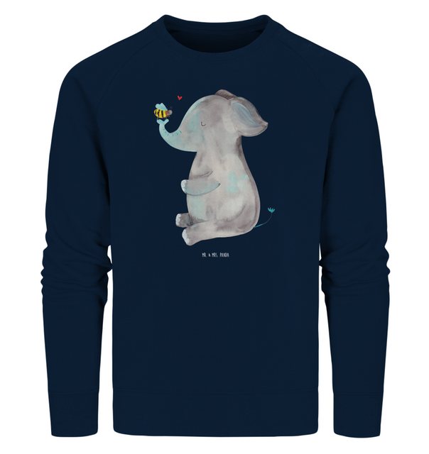 Mr. & Mrs. Panda Longpullover Größe M Elefant Biene - French Navy - Geschen günstig online kaufen