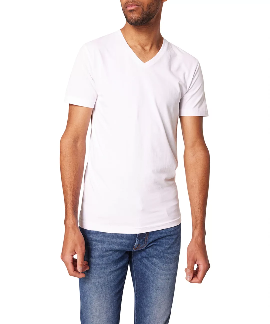 Pierre Cardin T-Shirt "T-Shirt V DP", (Packung, 2er-Pack) günstig online kaufen
