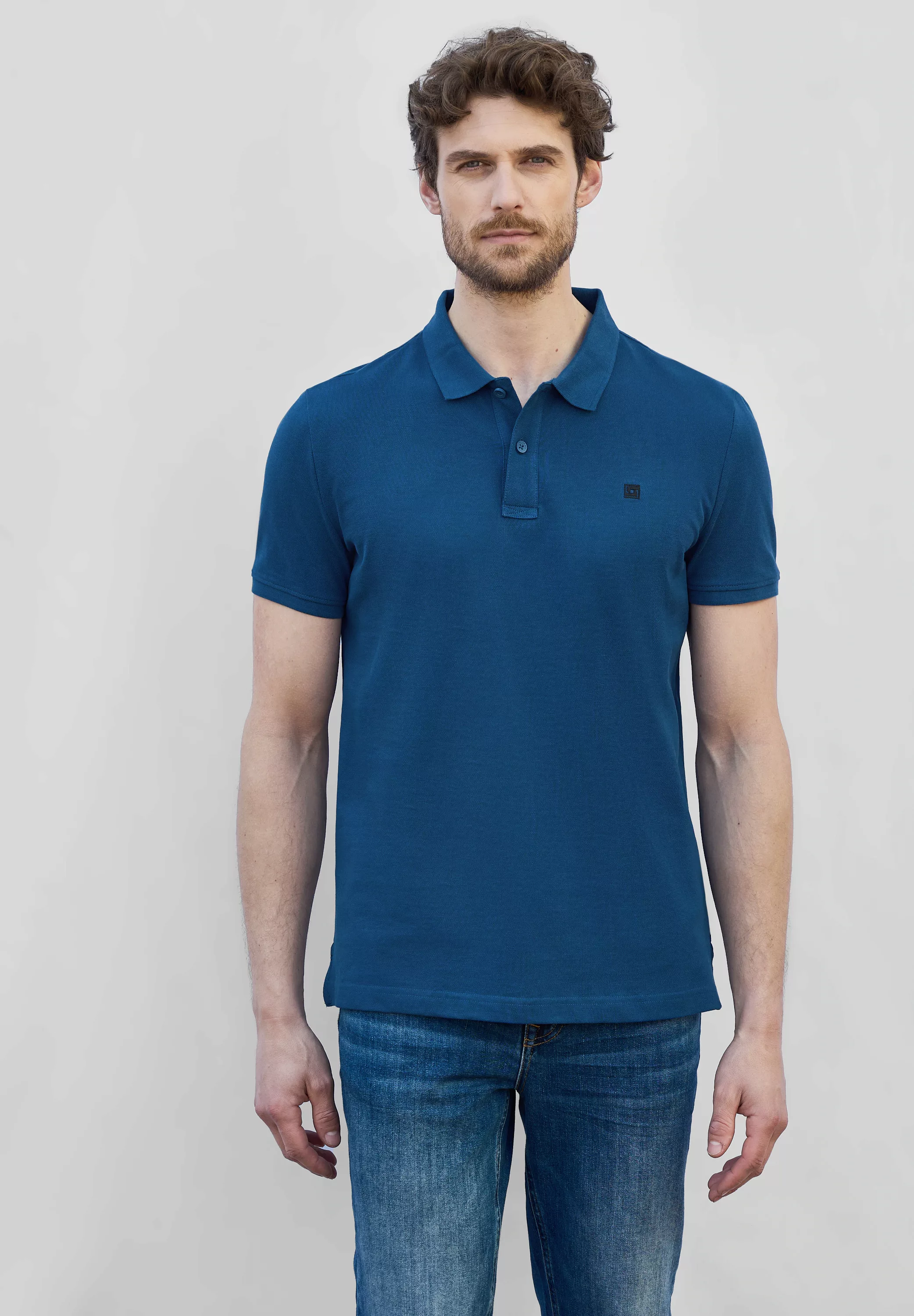 STREET ONE MEN Poloshirt, aus reiner Baumwolle günstig online kaufen