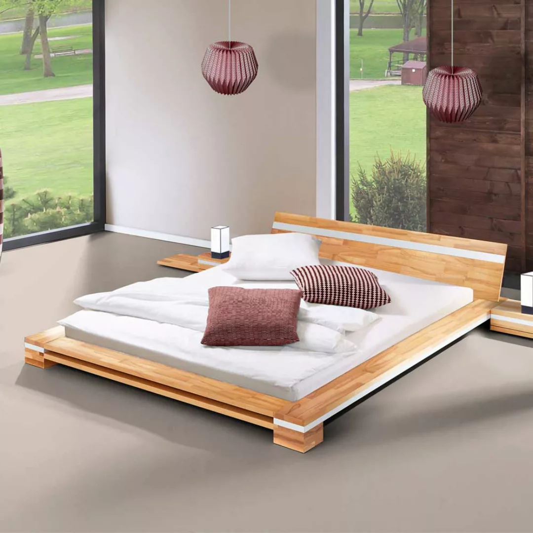 Bett mit Nachtkommoden modern günstig online kaufen
