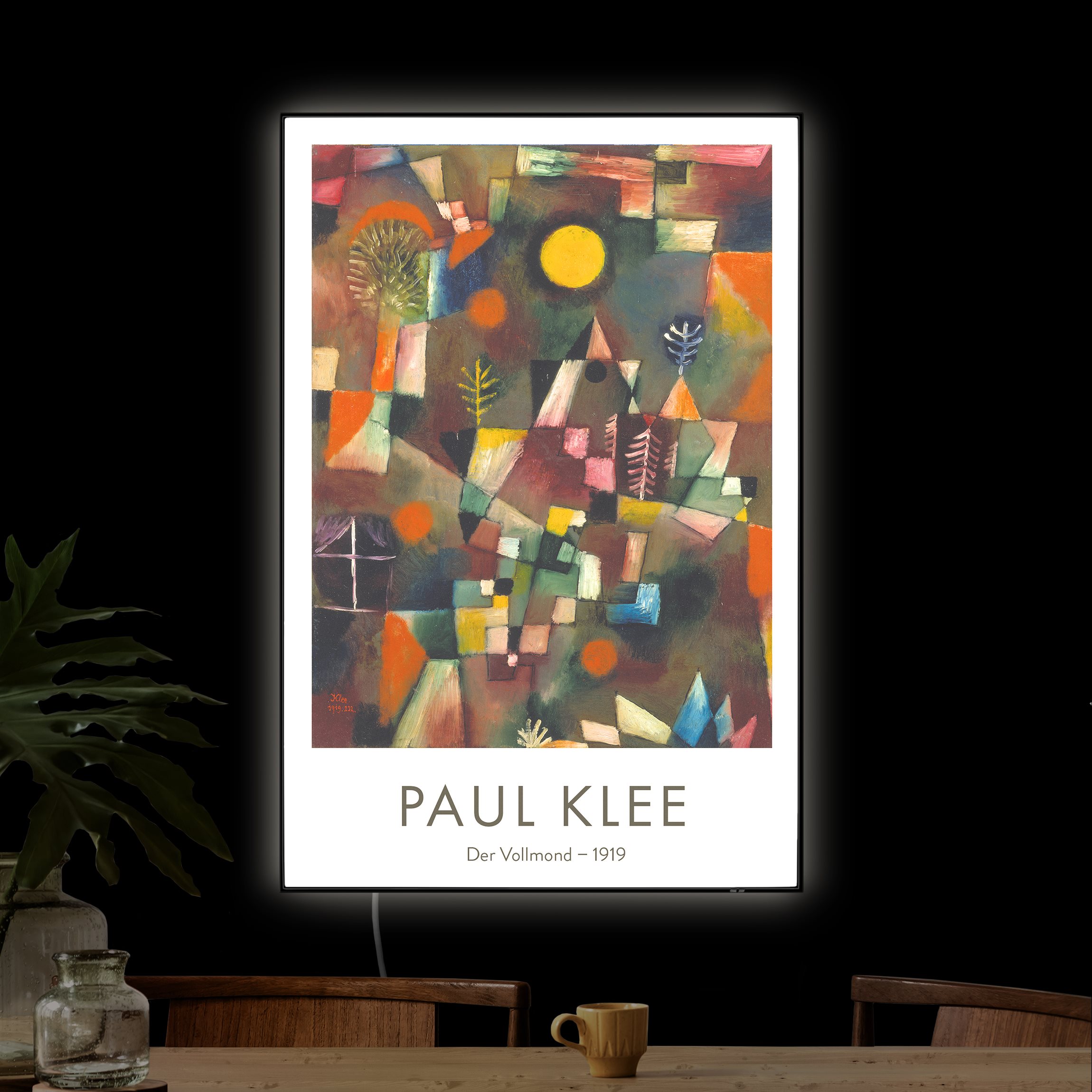 LED-Wechselbild Paul Klee - Der Vollmond - Museumsedition günstig online kaufen