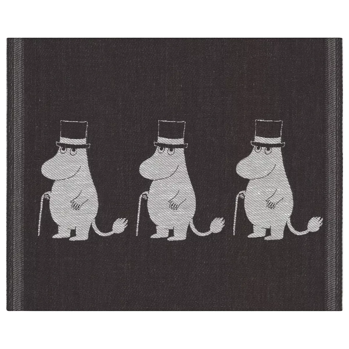 Moominpappa Geschirrtuch 28 x 35cm schwarz günstig online kaufen