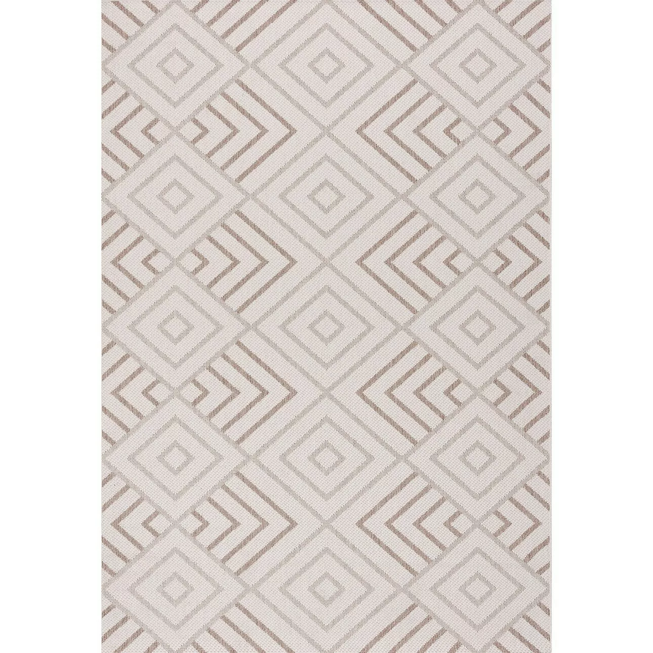 Teppich Lineo Geometric wool/mink 200x290cm, 200 x 290 cm günstig online kaufen