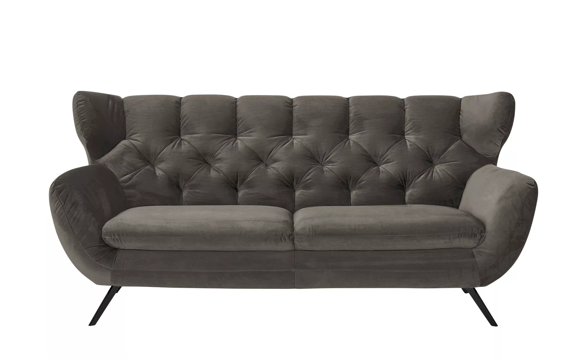 pop Sofa  Caldara ¦ grau ¦ Maße (cm): B: 200 H: 94 T: 95 Polstermöbel > Sof günstig online kaufen