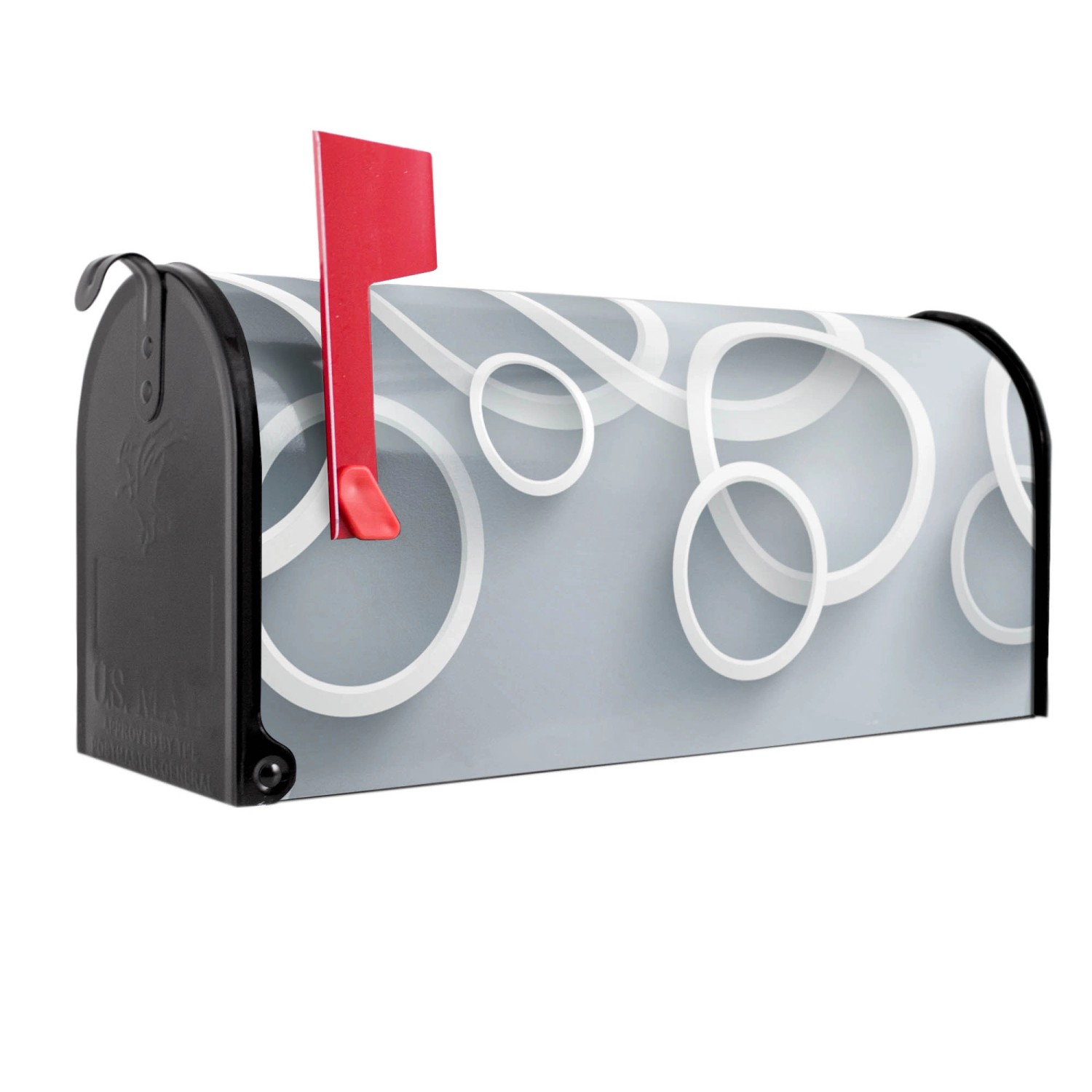 Banjado Amerikanischer Briefkasten Schwarz 48x22x16cm US Mailbox Letterbox günstig online kaufen