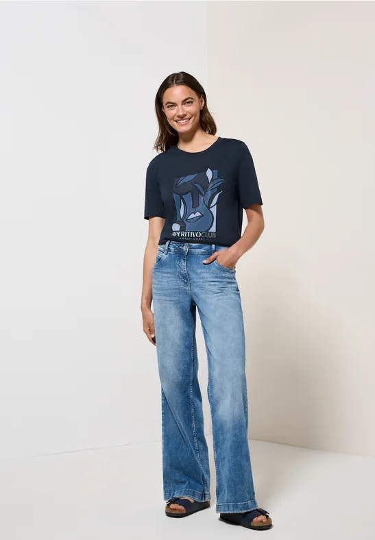Cecil Print-Shirt, im soften Baumwoll-Mix günstig online kaufen