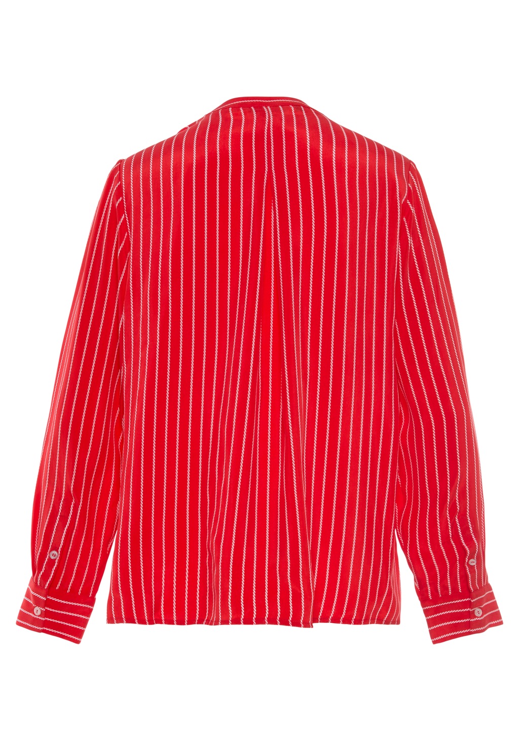 Tommy Hilfiger Langarmbluse CUPRO V-NECK BLOUSE mit Längsstreifen-Print in günstig online kaufen