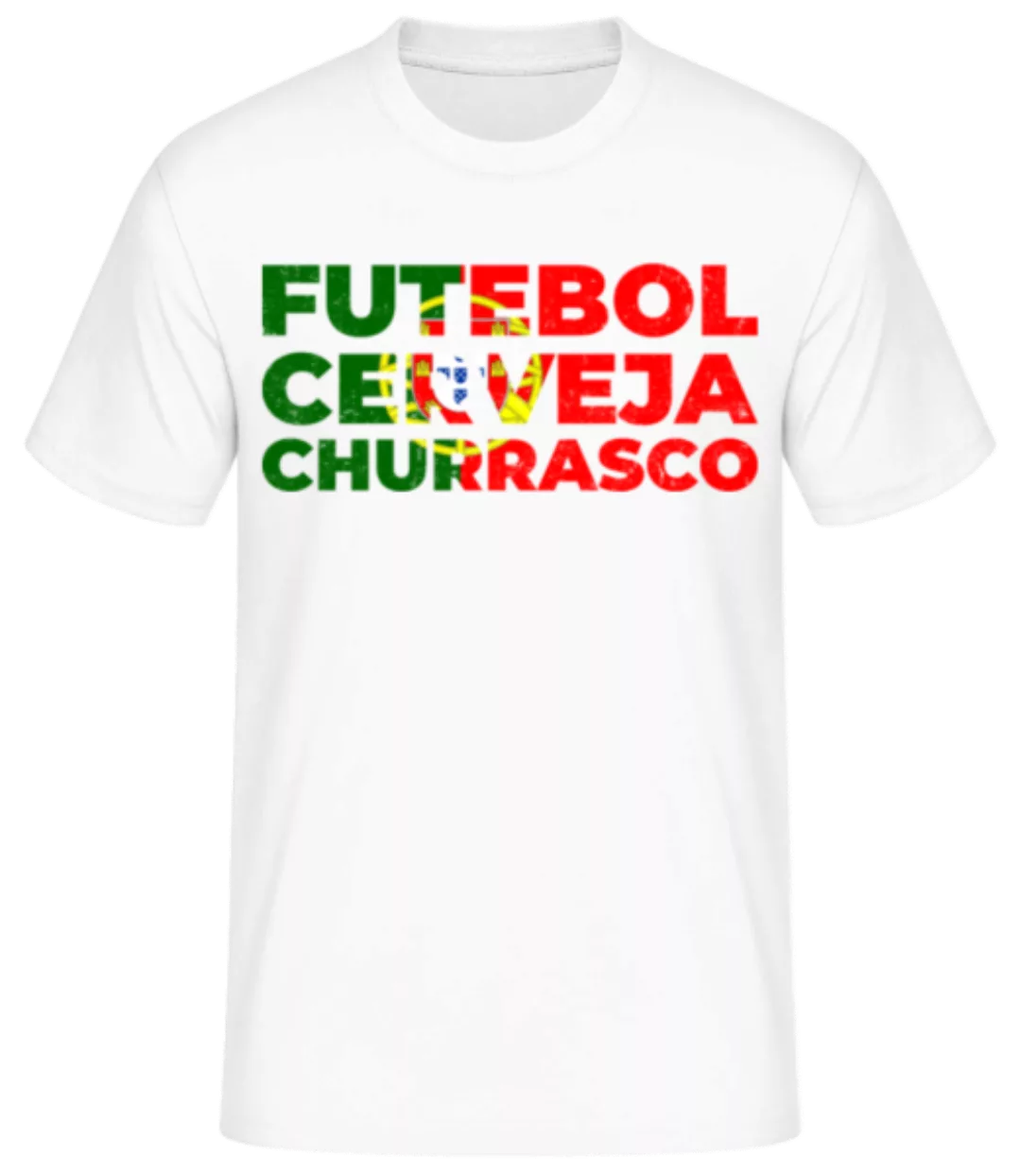 Futebol Cerveja Churrasco · Männer Basic T-Shirt günstig online kaufen