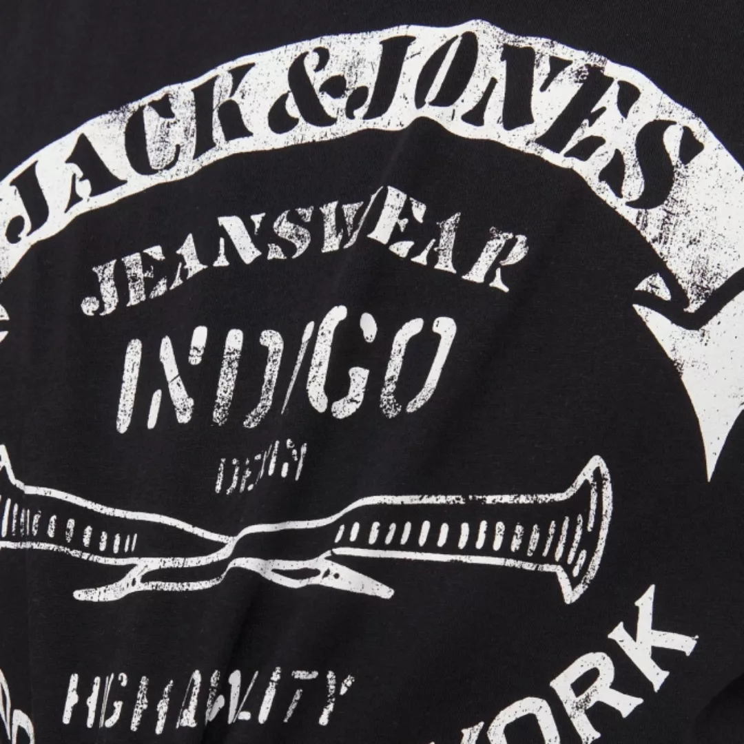 Jack & Jones Print-Shirt Bedrucktes T-Shirt von Jack & Jones in schwarz günstig online kaufen