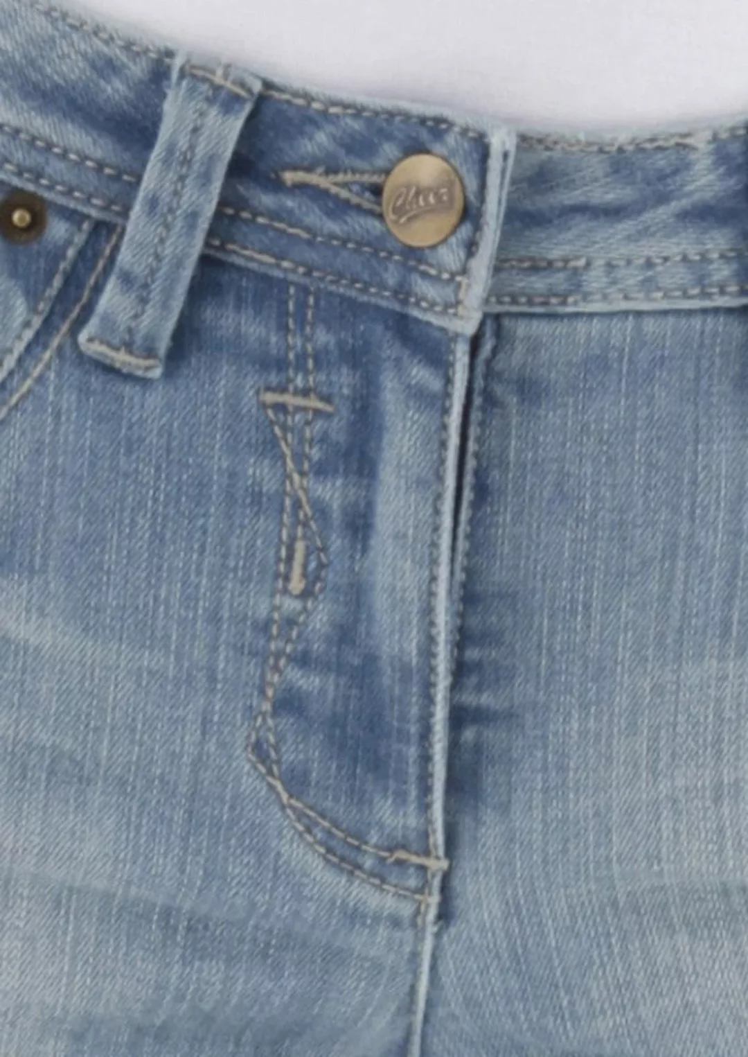 Aniston CASUAL Caprijeans, in Used-Waschung günstig online kaufen