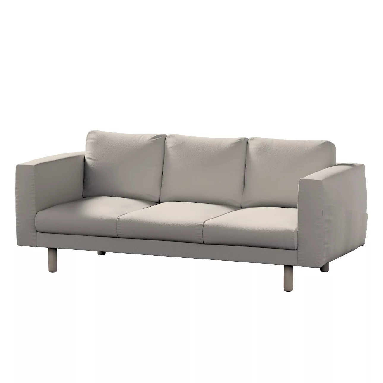 Bezug für Norsborg 3-Sitzer Sofa, hellbeige, Norsborg 3-Sitzer Sofabezug, B günstig online kaufen