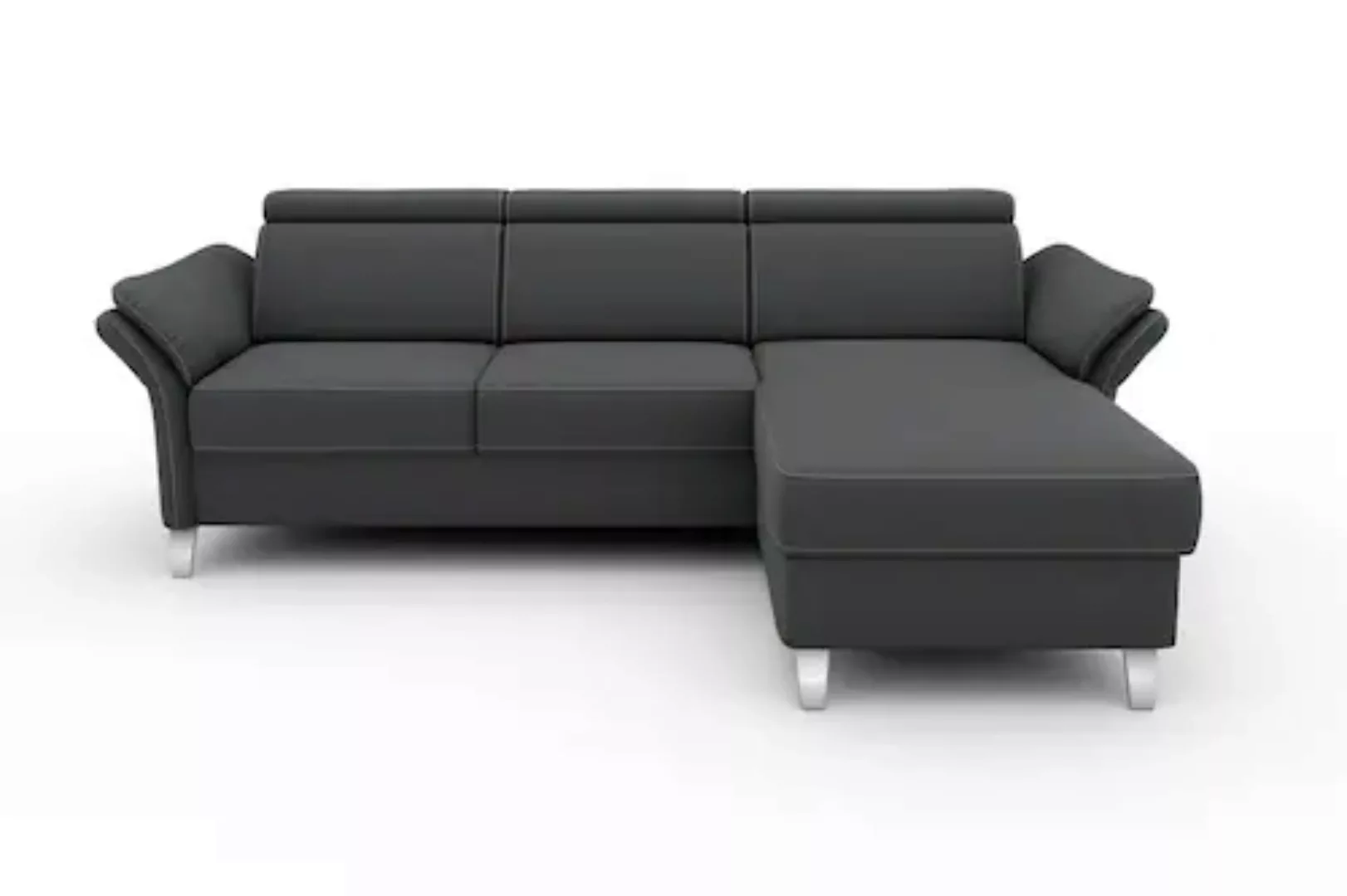 sit&more Ecksofa »Vincenzo L-Form«, inklusive Kopfteilverstellung, wahlweis günstig online kaufen