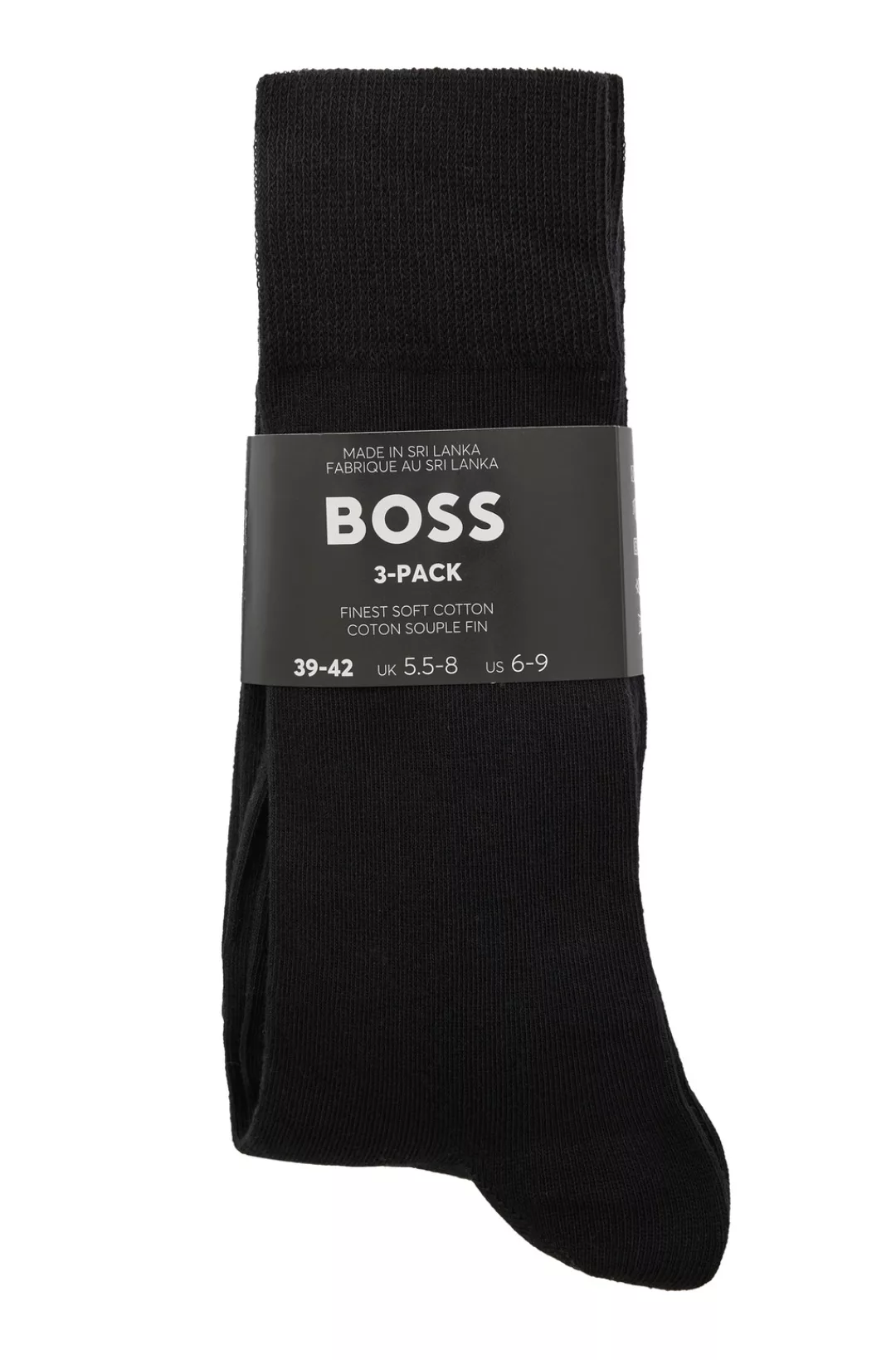 BOSS 3er-Pack Socken mit eingestricktem Logo günstig online kaufen