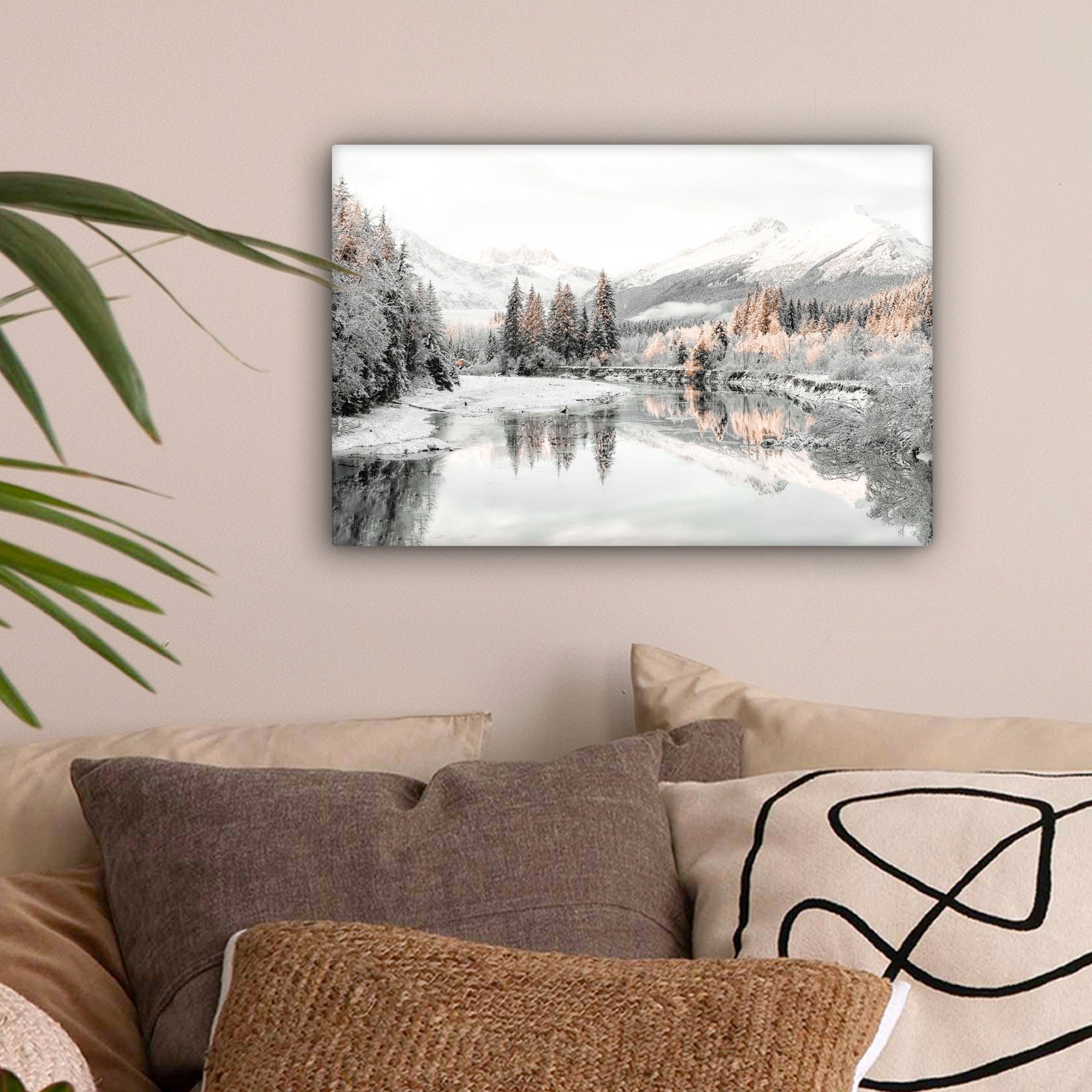OneMillionCanvasses® Leinwandbild Natur - Winter - günstig online kaufen