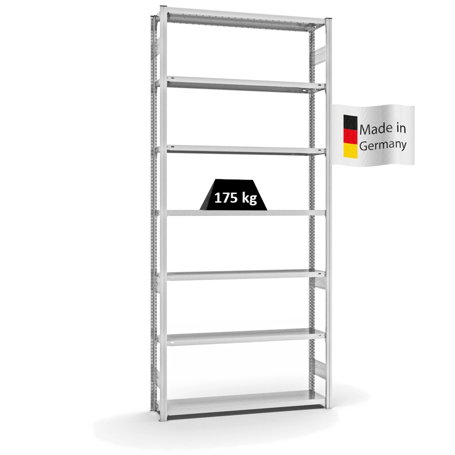 PROREGAL Fachbodenregal Stecksystem T-Profil Light-Duty Grundregal HxBxT 30 günstig online kaufen