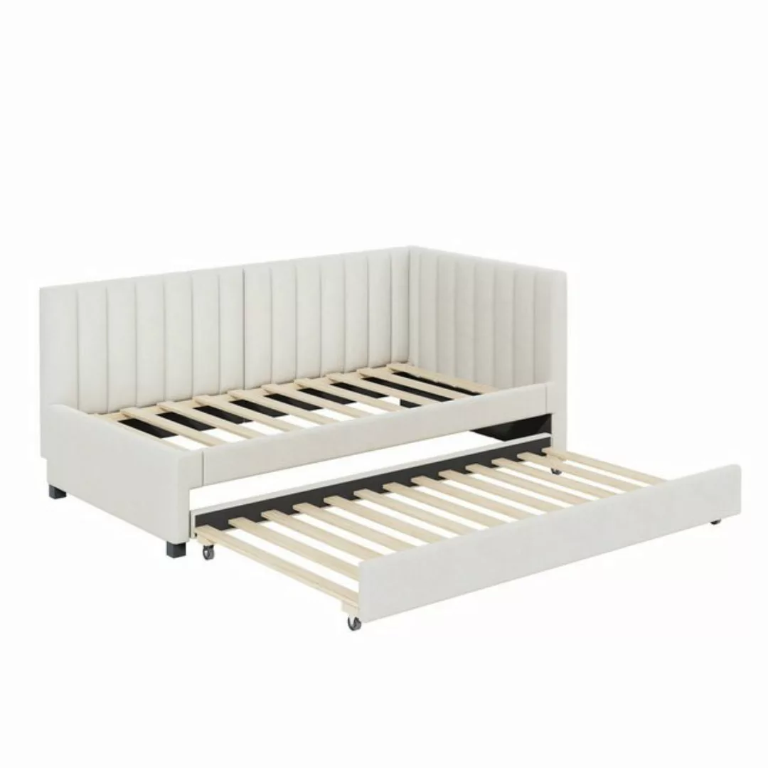 EXTSUD Polsterbett 90*200, Ausziehbares Schlafsofa, Multifunktionsbett mit günstig online kaufen