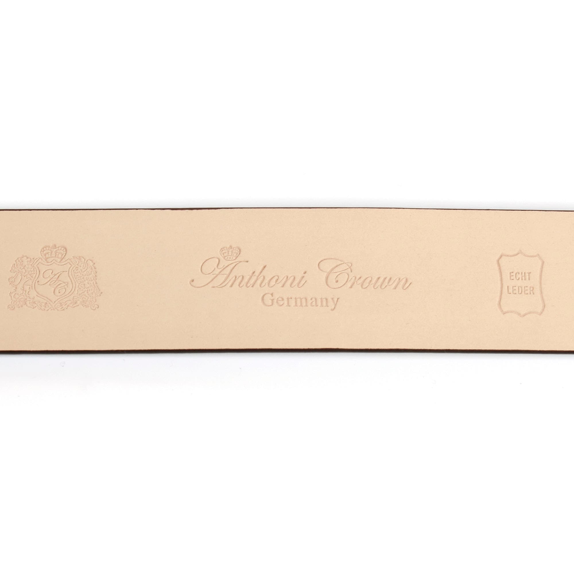 Anthoni Crown Ledergürtel, im Metallic-Look, maritimer Schließe günstig online kaufen