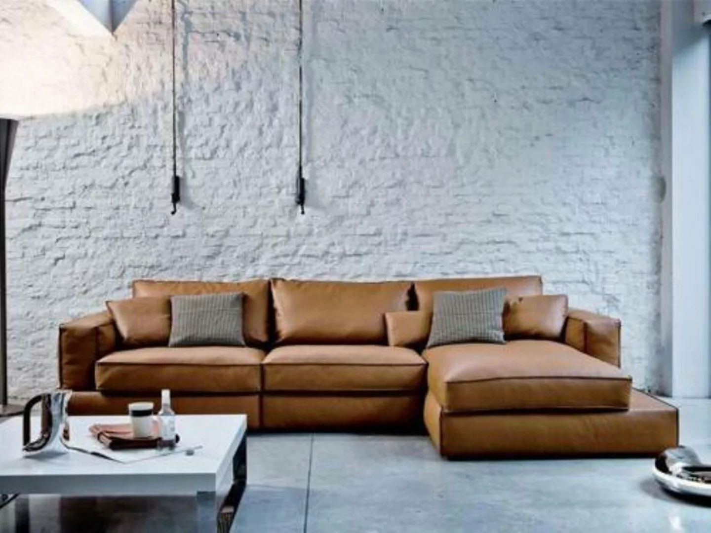 JVmoebel Ecksofa, Design Sofa Ecksofa Polster Eckgarnitur Couchen Leder Woh günstig online kaufen