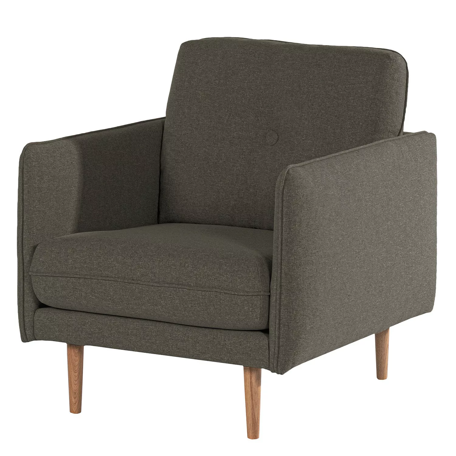 home24 Norrwood Sessel Pigna I Dunkelgrau Webstoff 83x86x94 cm (BxHxT) günstig online kaufen