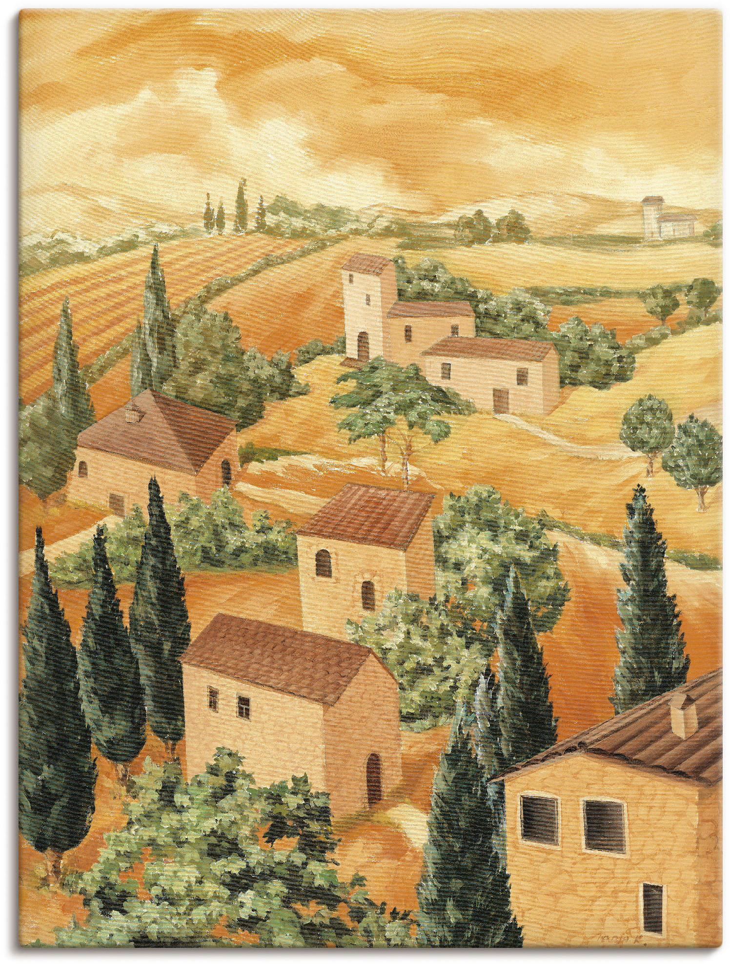 Artland Wandbild »Landschaft Italien«, Europa, (1 St.), als Alubild, Outdoo günstig online kaufen