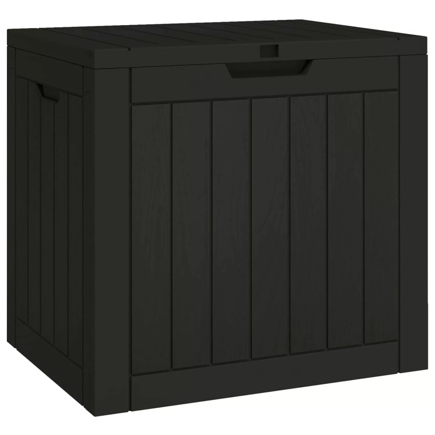 furnicato Gartenbox Schwarz 55,5x43x53 cm Polypropylen günstig online kaufen