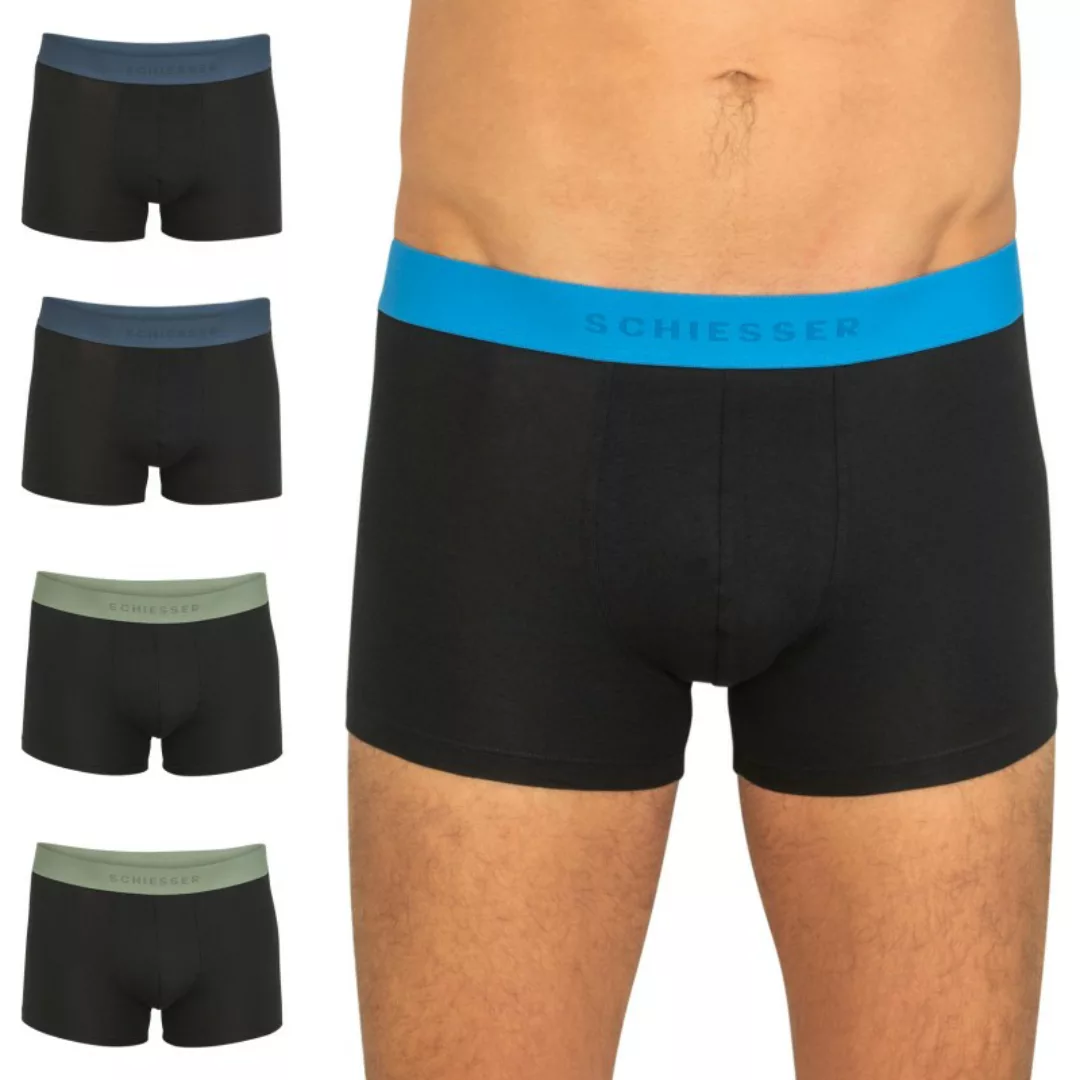 Schiesser Boxershorts ""95/5"", (5er Pack), farblich abgesetzter, sportlich günstig online kaufen