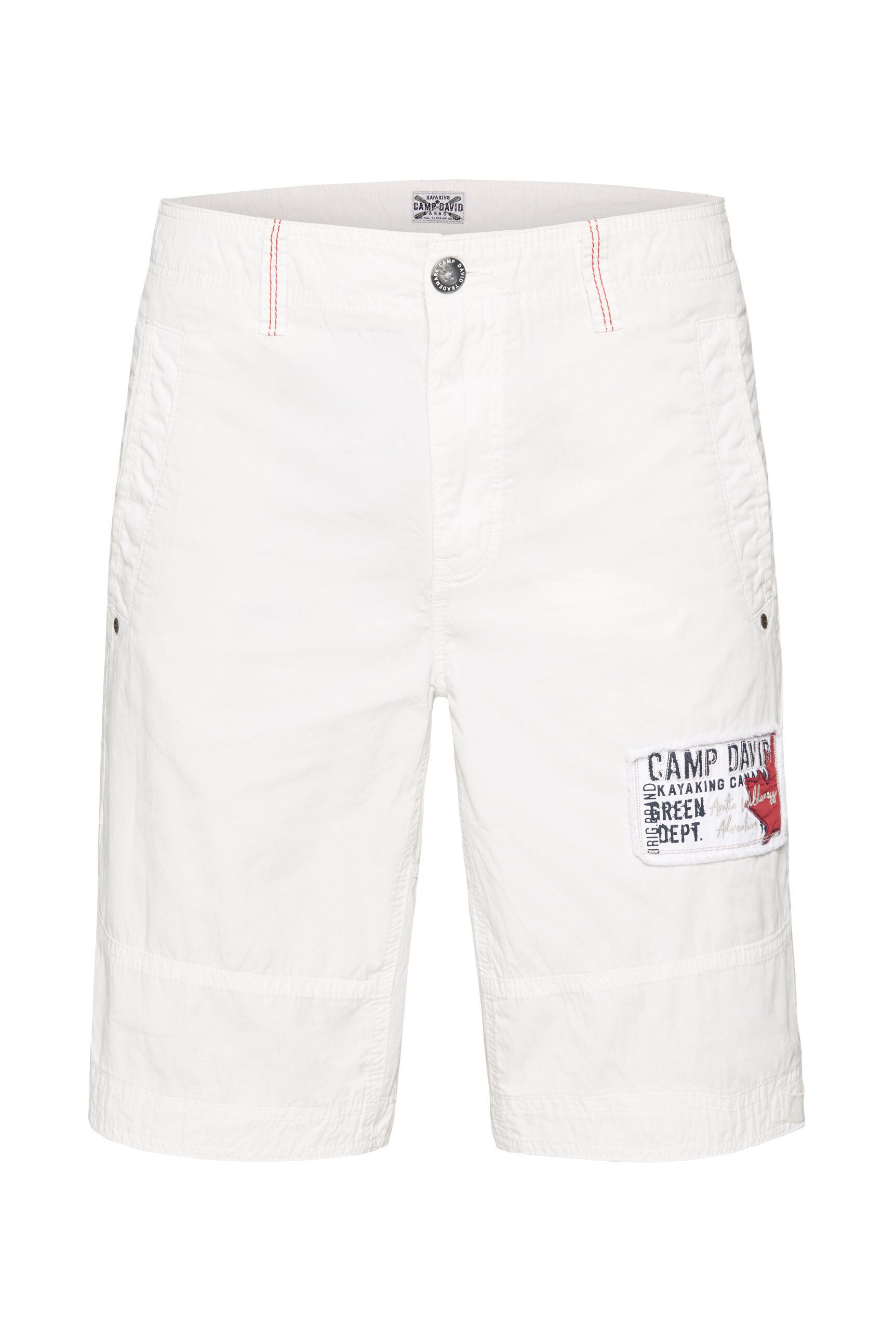 CAMP DAVID Shorts, mit Bindeband am Saum günstig online kaufen