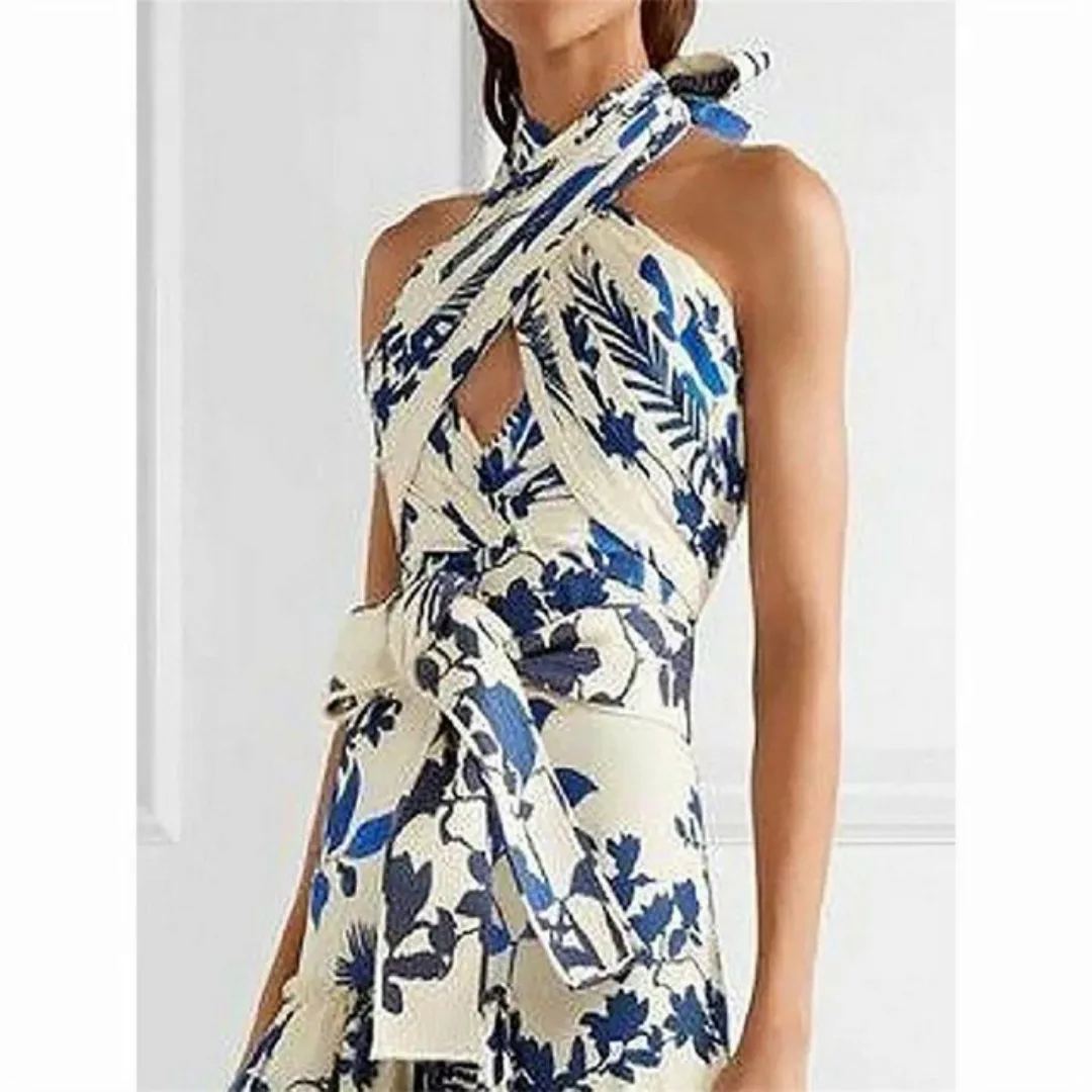 AFAZ New Trading UG Abendkleid Damen Böhmen Bedrucktes Kleid Swingkleid Ban günstig online kaufen
