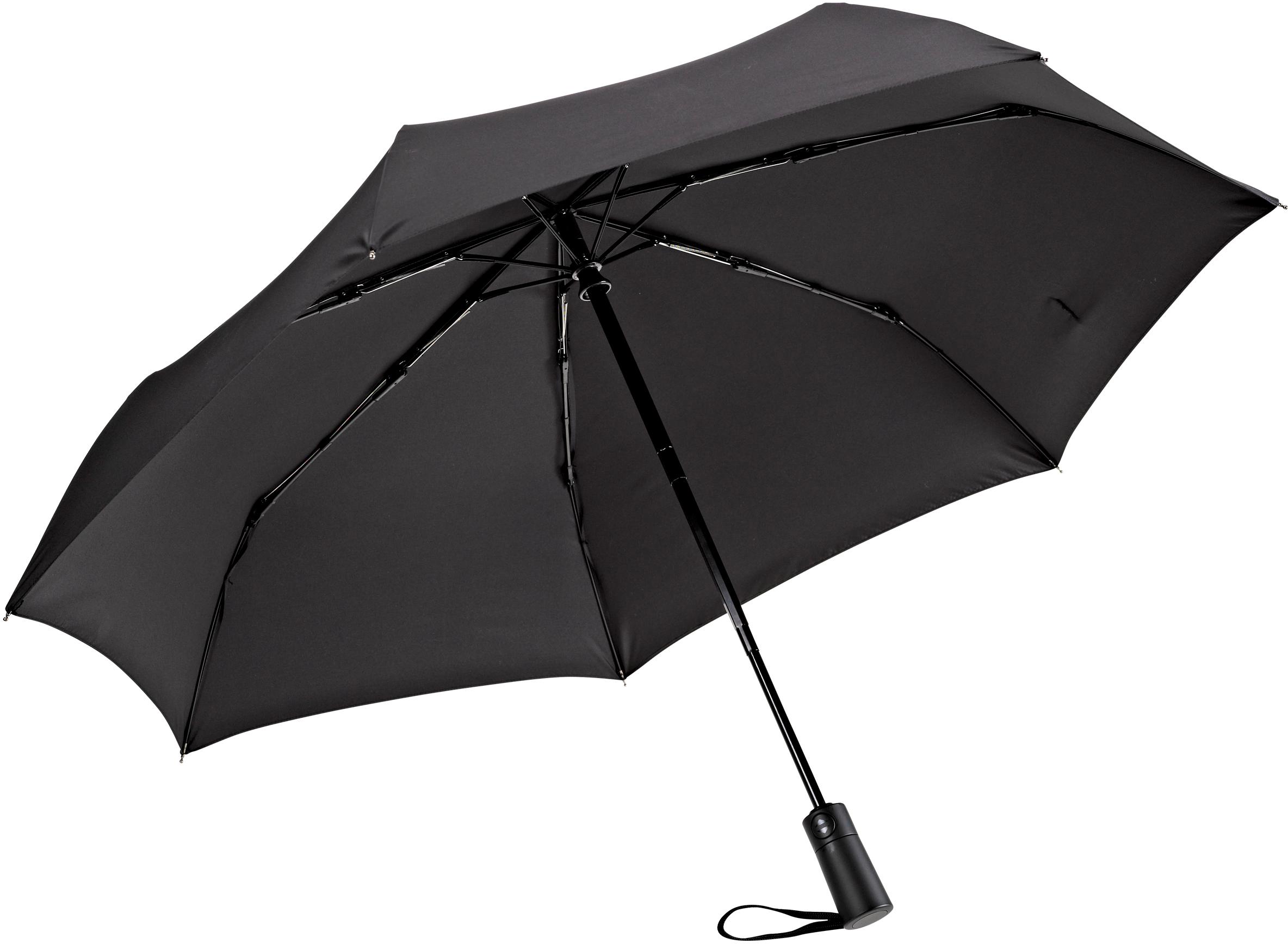 EuroSCHIRM Taschenregenschirm "Automatik 3020, schwarz" günstig online kaufen