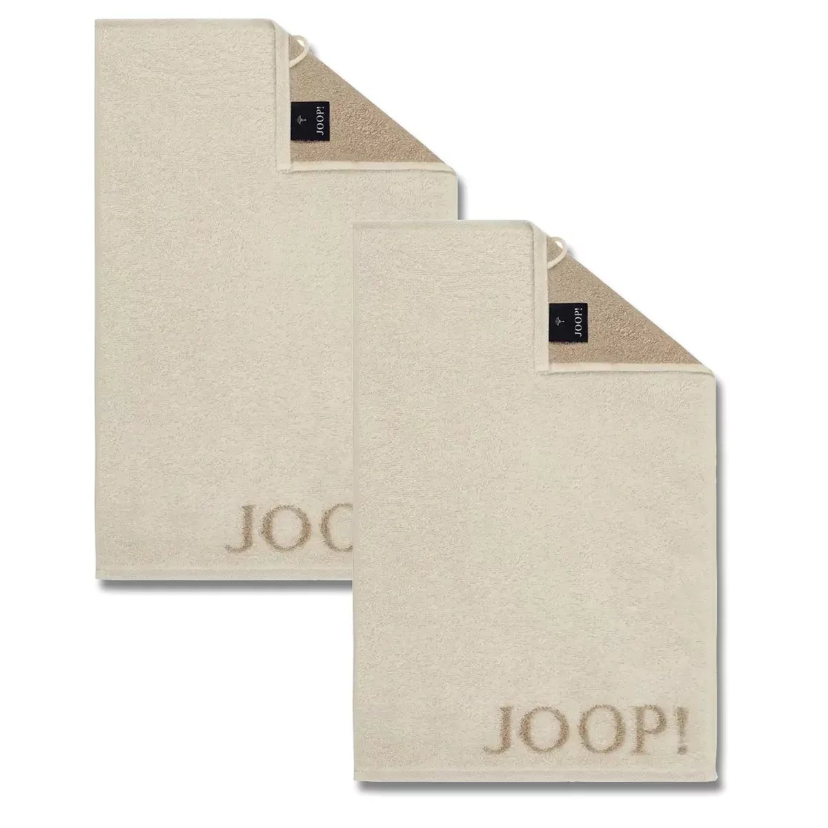 2 Stück Joop! Gästetuch Classic Creme Beige 1600-36 30x50 günstig online kaufen