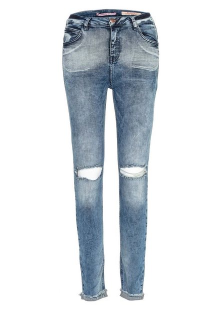 Cipo & Baxx Slim-fit-Jeans, mit coolen Cut-Outs in Hight Waist günstig online kaufen
