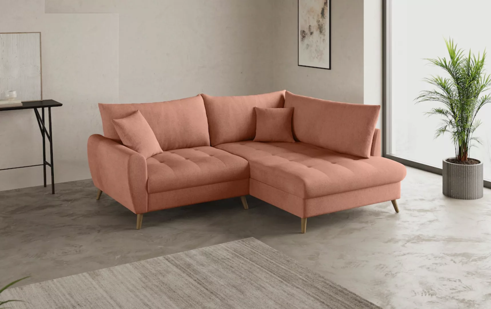 Mr. Couch Ecksofa "Blackburn II, L-Form", Mit Kaltschaumpolsterung bis 140 günstig online kaufen