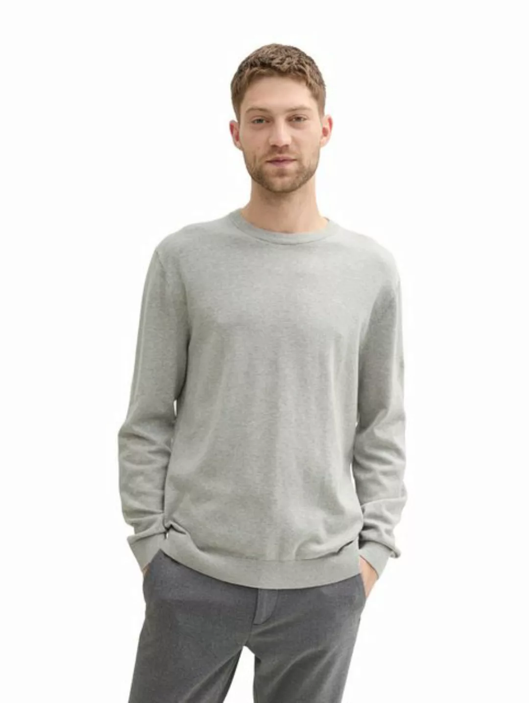 TOM TAILOR Strickpullover Pullover Strickpullover R-Neck (1-tlg) günstig online kaufen