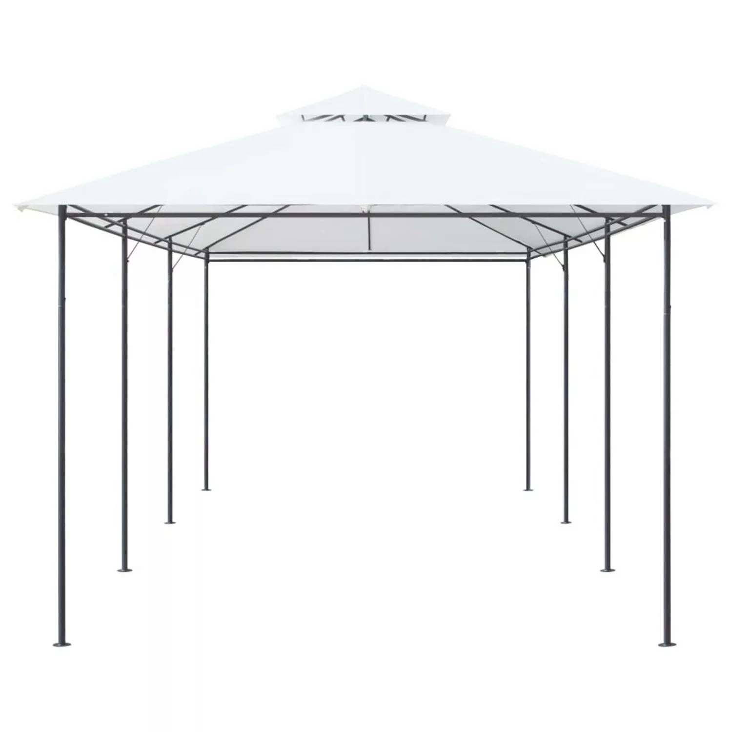 vidaXL Pavillon 600x298x270 cm Weiß 180g/m2 günstig online kaufen