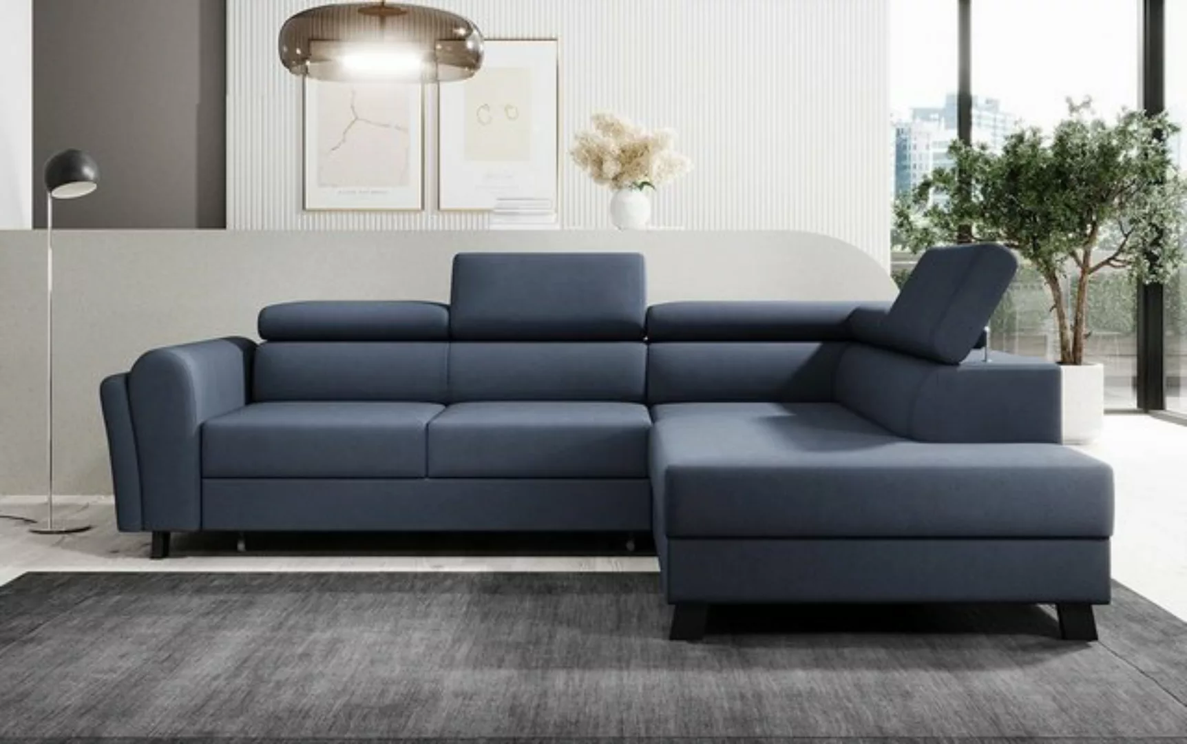 Luxusbetten24 Schlafsofa Designer Sofa Kira, mit Schlaf- und Klappfunktion günstig online kaufen