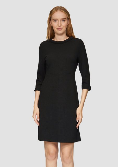 s.Oliver BLACK LABEL Minikleid Jersey-Kleid mit Musterstruktur günstig online kaufen