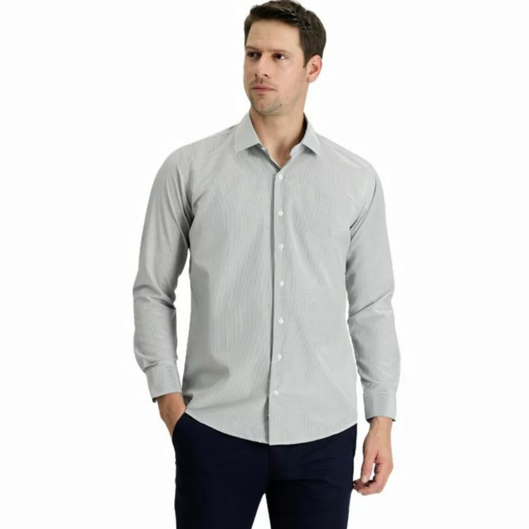 KIGILI Langarmhemd Herrenhemd Langarmhemd für Geschäftsmann, Geschenk für M günstig online kaufen