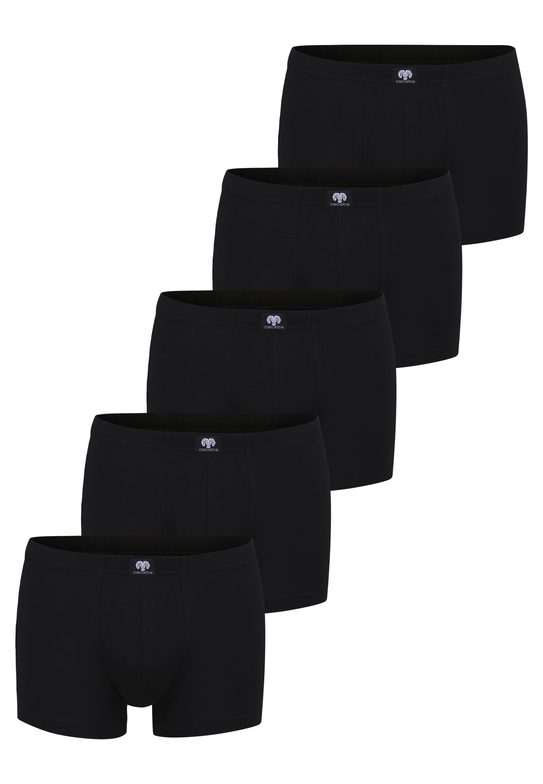 CECEBA Boxershorts CECEBA Herren Short-Pants schwarz günstig online kaufen