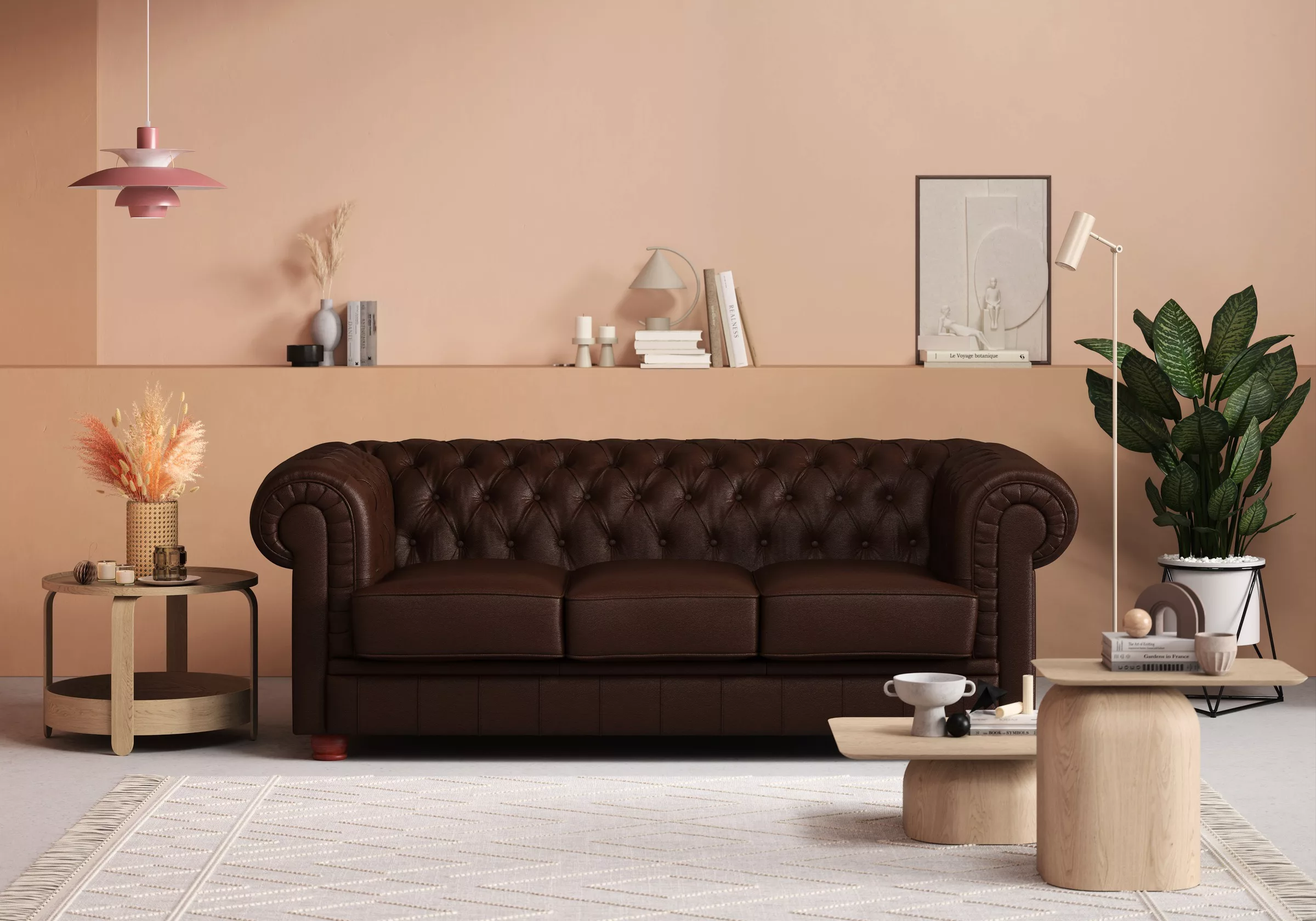 Max Winzer® Chesterfield-Sofa »Kent edel und bequem, tolle Detailverarbeitu günstig online kaufen